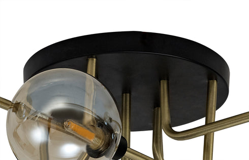 Delian Flush Ceiling 9 Light